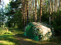 Армейская отапливаемая палатка Роснар Р-34 для комфортного проживания