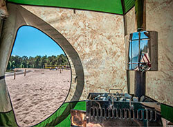 Мобильная баня Мобиба МБ-10 на пляже