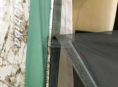 Съемная москитная сетка, которую можно заменить на окно или тканевую заглушку. Армейская палатка Роснар Р-34